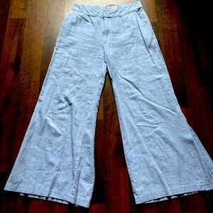 Abercrombie Fitch Lenin light blue wide leg pants